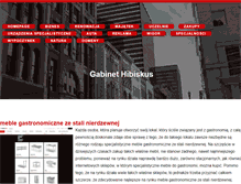 Tablet Screenshot of gabinethibiskus.pl